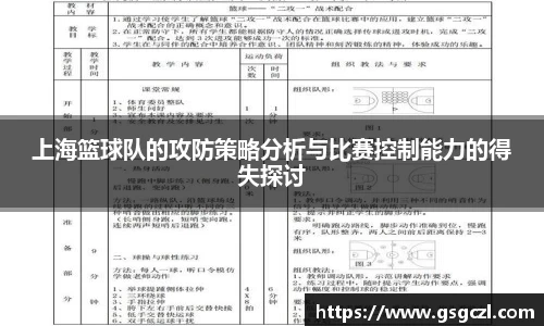 上海篮球队的攻防策略分析与比赛控制能力的得失探讨