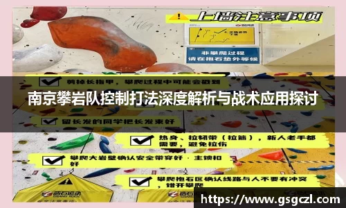 南京攀岩队控制打法深度解析与战术应用探讨